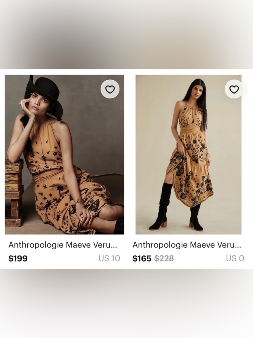 Anthropologie Maeve Tan Black Ruffled Veruschka Embroidered Maxi Dress (Size 10) - Picture 5 of 5